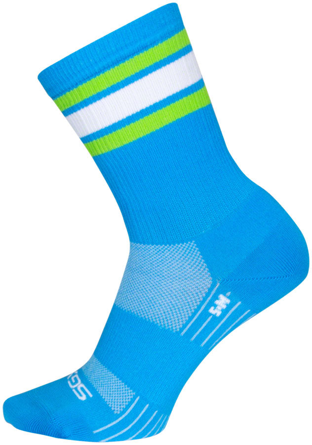 Load image into Gallery viewer, SockGuy Throwback SGX Socks - 6&quot;, Small/Medium Snug Arch Support
