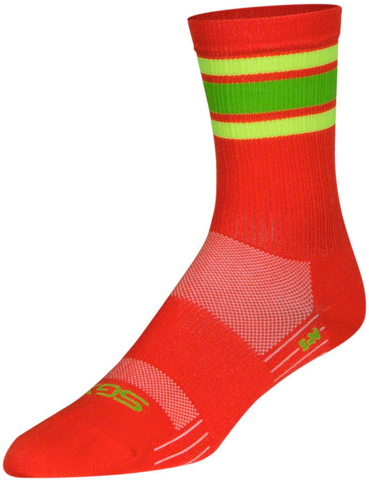 SockGuy Throwback SGX Socks - 6", Small/Medium Snug Arch Support