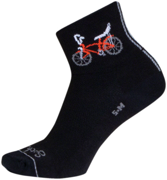 Pack of 2 SockGuy Sting Ray Standard Classic Socks - 3", Small/Medium