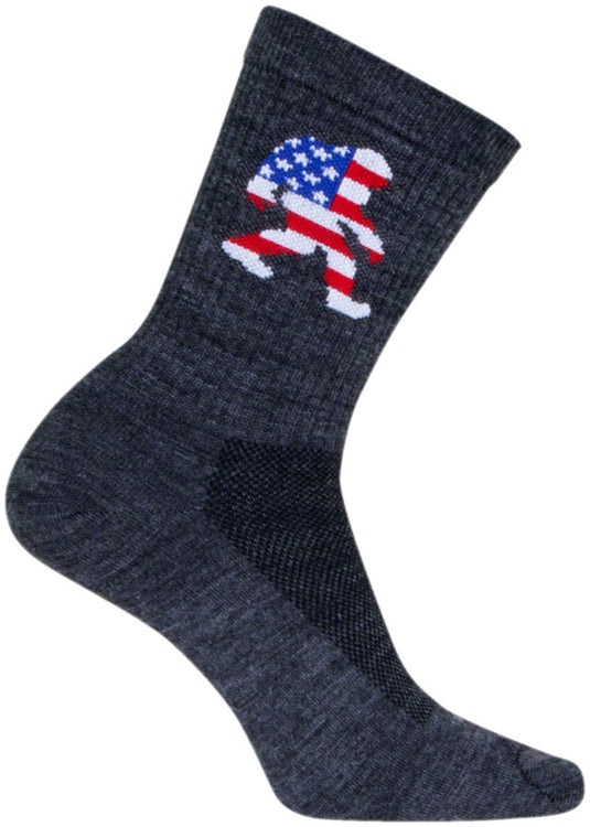 Pack of 2 SockGuy Big Foot Wool Socks - 6", Small/Medium