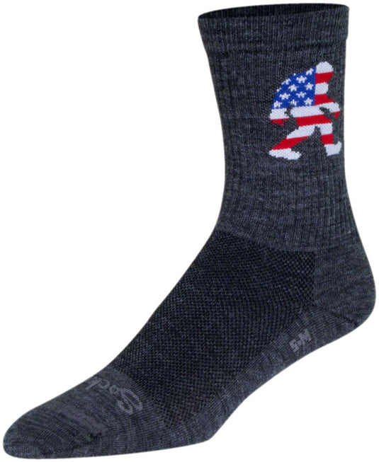 Pack of 2 SockGuy Big Foot Wool Socks - 6", Small/Medium