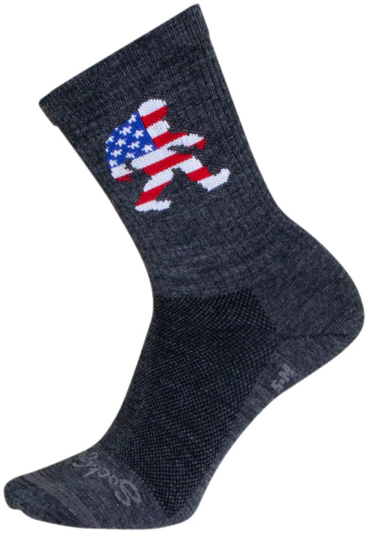 Pack of 2 SockGuy Big Foot Wool Socks - 6", Small/Medium