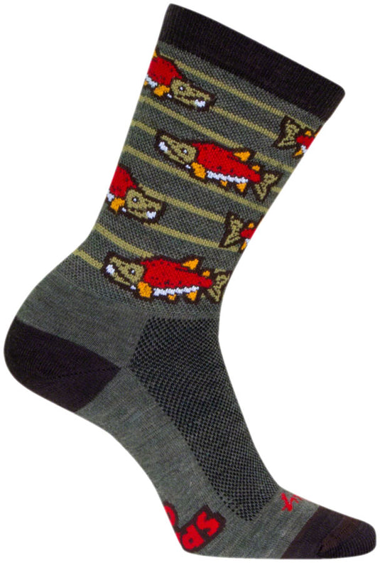 SockGuy Sockeye Wool Socks - 6", Large/X-Large