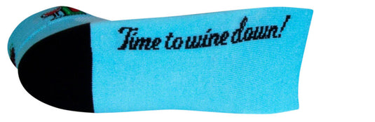 SockGuy Classic Wine Down Socks - 2", Blue, Small/Medium