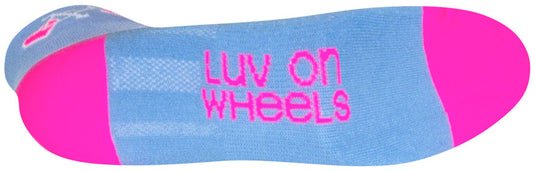 SockGuy Classic Wheel Luv Socks - 2", Blue, Small/Medium