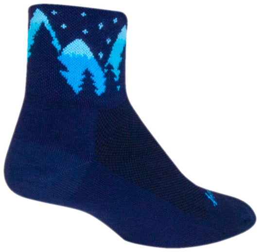 SockGuy Classic Midnight Socks - 3", Black, Small/Medium