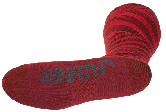 45NRTH Dazzle Midweight Knee High Wool Sock - Chili Pepper/Red, Small