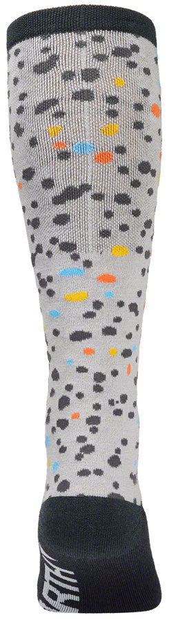 45NRTH Speck Heavyweight Knee High Wool Sock - Gray/Dark Blue, Small