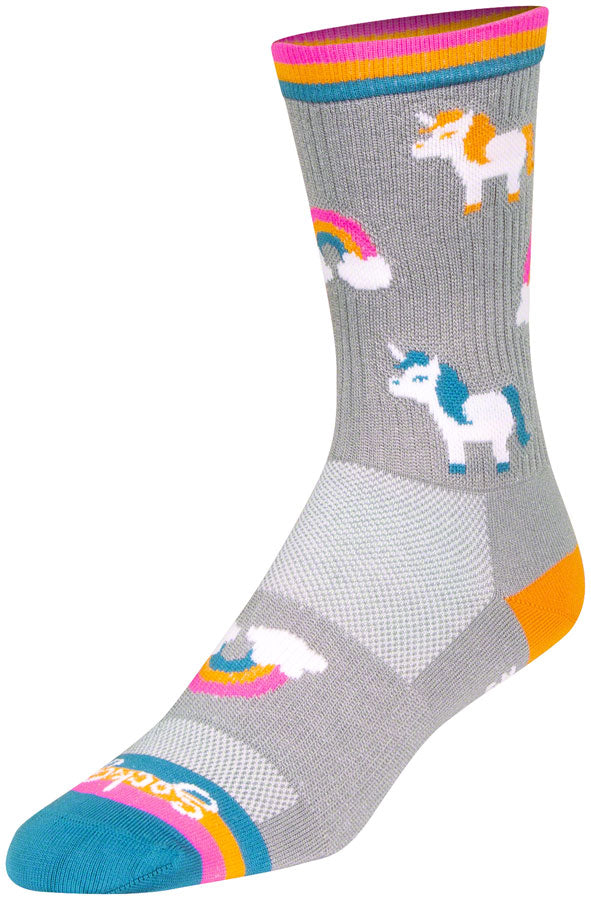 Load image into Gallery viewer, SockGuy Crew Enchanted Socks - 6&quot;, Small/Medium
