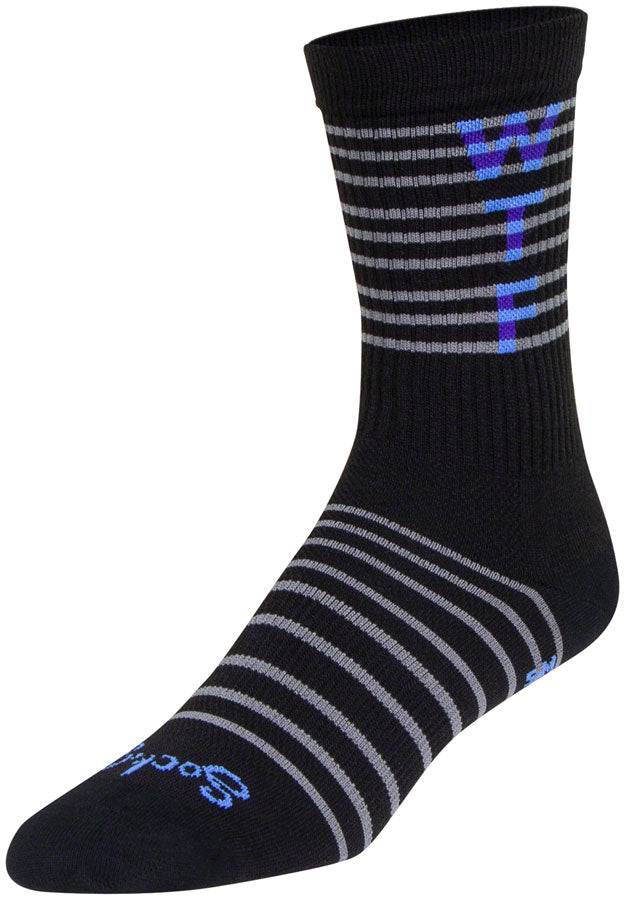 Load image into Gallery viewer, SockGuy Crew WTF Socks - 6&quot;, Large/X-Large
