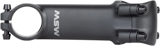 MSW 25 Stem - 110mm, 31.8 Clamp, +/-25, 1-1/8", Aluminum, Black