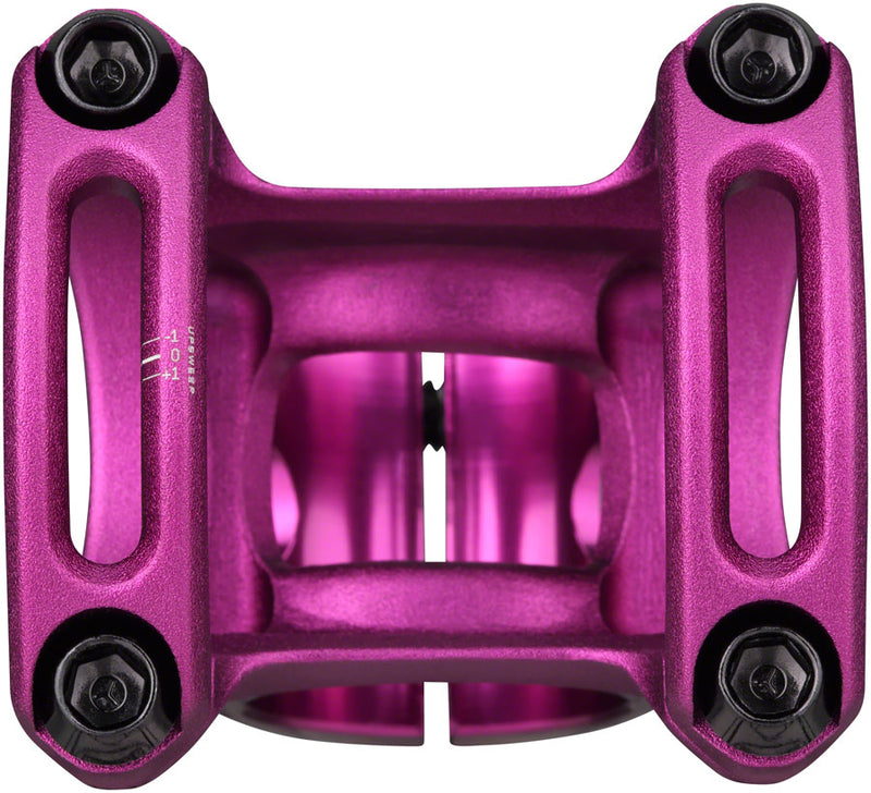 Load image into Gallery viewer, Spank Split 35 Stem 40mm Length 35mm Bar Clamp +/-0 Rise Purple Mountain Bike
