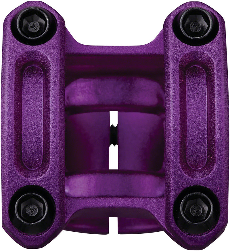 Load image into Gallery viewer, Spank Spoon 318 Stem 33mm Length 31.8 +/-0 Purple Aluminum Mountain Bike
