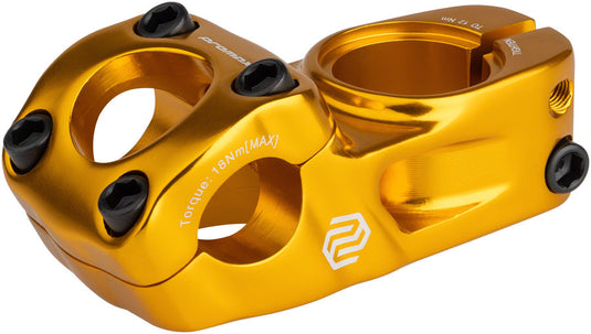 Promax Impact BMX Stem - 48mm, Top Load, Gold