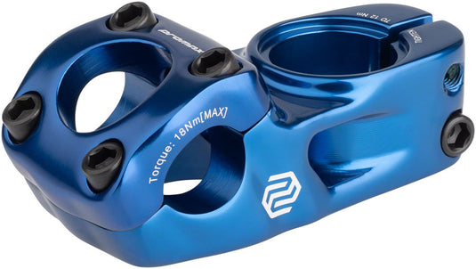 Promax Impact BMX Stem - 48mm, Top Load, Blue