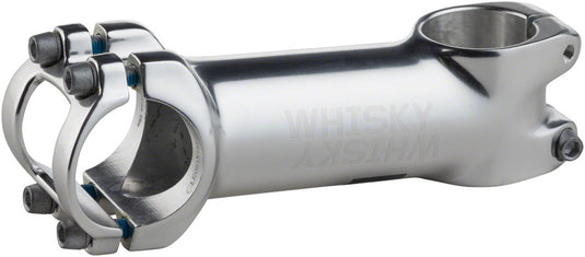 WHISKY No.7 Stem 100mm Clamp 31.8 +/-6 Degree Steerer 1 1/8 in Silver Aluminum