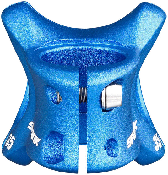 Spank Spike Race 2 Stem - 35mm, 31.8 Clamp, +/-0, 1 1/8", Aluminum, Blue