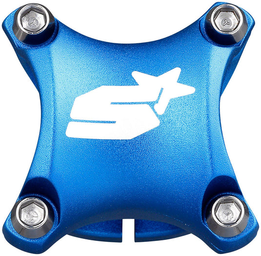 Spank Spike Race 2 Stem - 35mm, 31.8 Clamp, +/-0, 1 1/8", Aluminum, Blue