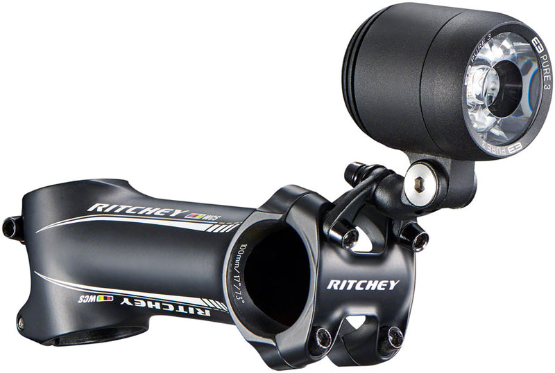 Load image into Gallery viewer, Ritchey Universal Stem Face Plate Accessory Mount Supernova Black With Hardware
