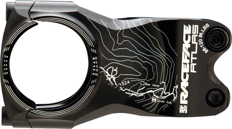 Load image into Gallery viewer, RaceFace Atlas 35 Stem Length 65mm Clamp 35.0mm +/-0 Deg 1 1/8 in Black Aluminum
