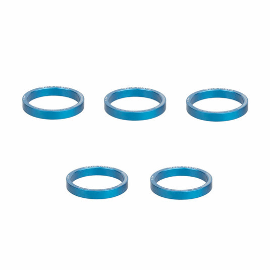 Wolf Tooth Headset Spacer 5 Pack, 3mm, Silver Offered In Multiple Sizes