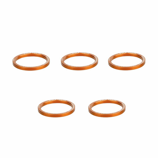 Pack of 2 Wolf Tooth Headset Spacer 5 Pack, 15mm, Red