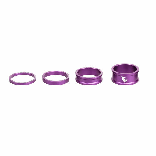 Wolf Tooth Headset Spacer Kit 3, 5, 10, 15mm, Orange