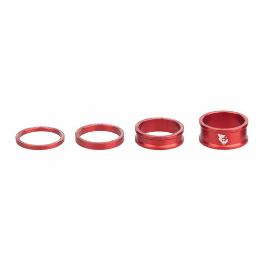 Wolf Tooth Headset Spacer Kit 3, 5, 10, 15mm, Orange