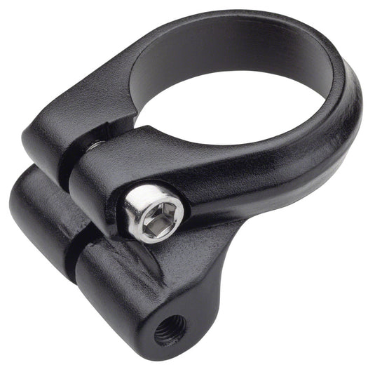 Problem Solvers Seatpost Clamp - 31.8mm, Bolt-On, Black w/ Rack Mounts