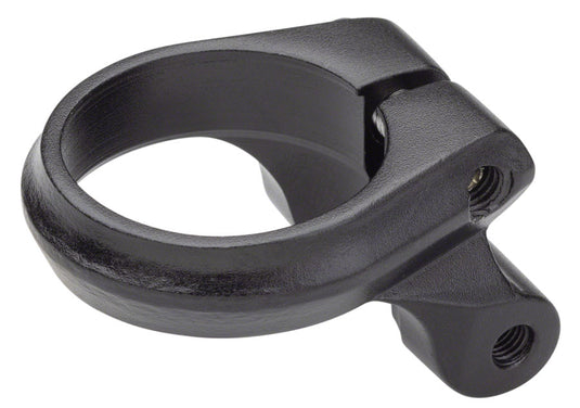 Problem Solvers Seatpost Clamp - 34.9mm, Bolt-On, Black w/ Rack Mounts