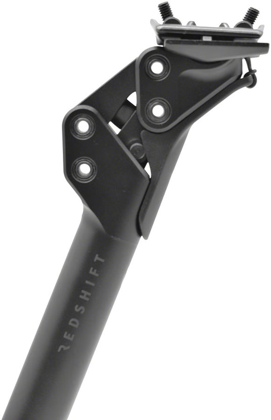 Redshift Sports ShockStop Pro Race Suspension Seatpost - 27.2 x 350mm, 20mm Travel, Aluminum, Black