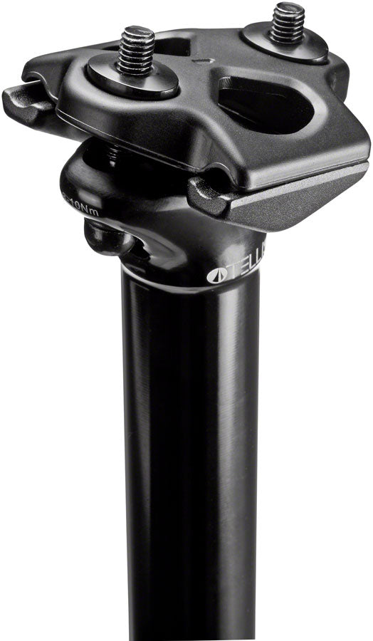 SDG Tellis Dropper Seatpost - 30.9mm, 170mm, Black