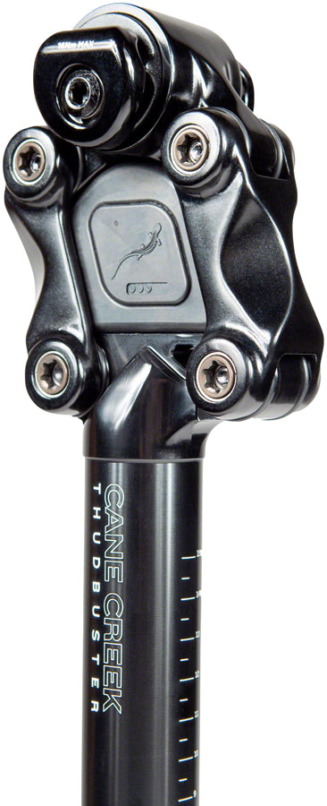 Cane Creek Thudbuster ST Suspension Seatpost - 31.6 x 375mm, 50mm, Black