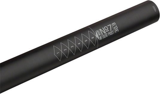 WHISKY No.7 Carbon Seatpost - 30.9 x 400mm, 0mm Offset, Matte Carbon