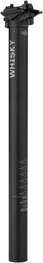 WHISKY No.7 Alloy Seatpost - 30.9 x 400mm, 0mm Offset, Matte Black