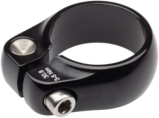 Salsa Lip-Lock Seatpost Clamp - 30.8mm, Bolt-On, Black