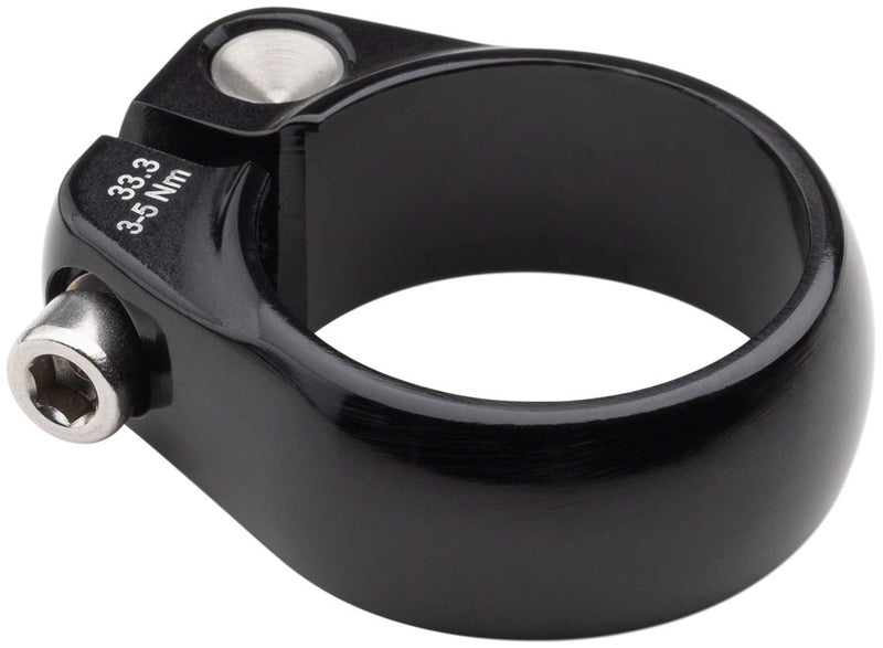 Load image into Gallery viewer, Salsa Lip-Lock Seatpost Clamp - 33.3mm, Bolt-On, Black
