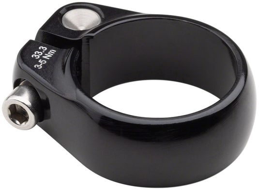 Salsa Lip-Lock Seatpost Clamp - 33.3mm, Bolt-On, Black