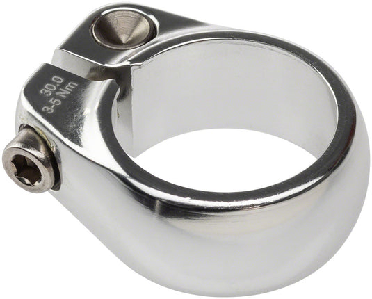 Salsa Lip-Lock Seatpost Clamp - 30.0mm, Bolt-On, Silver