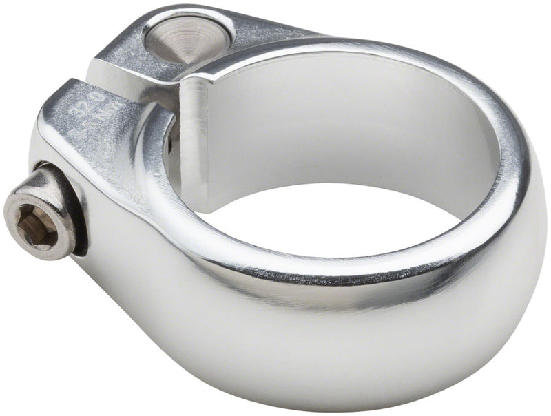 Load image into Gallery viewer, Salsa Lip-Lock Seatpost Clamp - 32.0mm, Bolt-On, Silver
