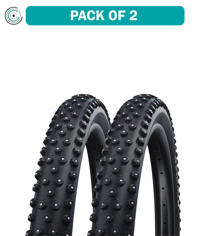 Load image into Gallery viewer, Schwalbe-Ice-Spiker-Pro-Tire-27.5-in-2.25-Wire-TR0224PO2-Wire-Bead-Tires
