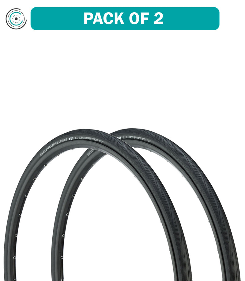 Load image into Gallery viewer, Schwalbe-Lugano-Tire-700c-28-Wire-TR0669PO2-Wire-Bead-Tires
