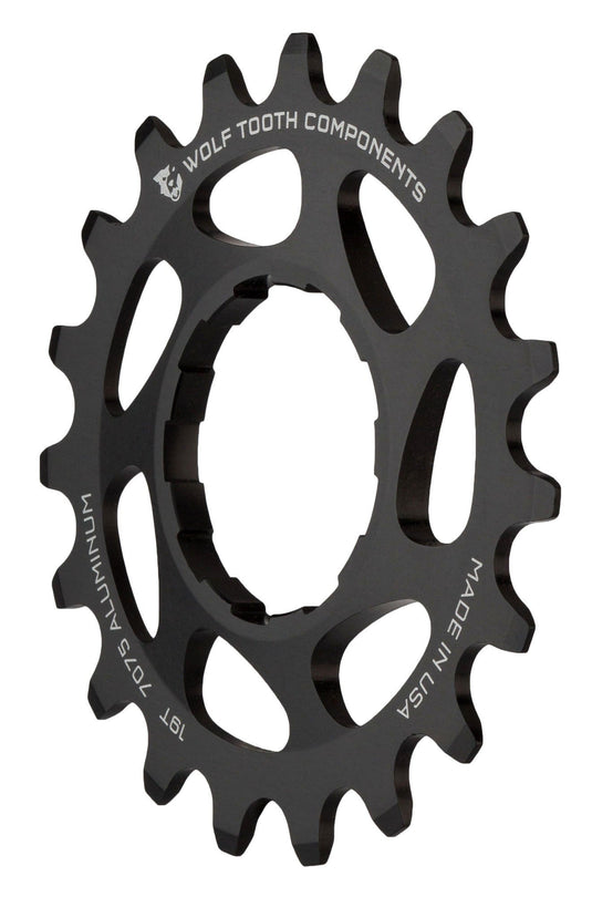 Wolf Tooth Single Speed Aluminum Cog - 16t, Compatible with 3/32" Chains, Blue