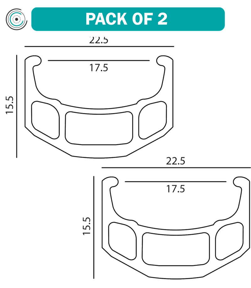 Load image into Gallery viewer, Sun-Ringle-Rim-20-Clincher-RIMS1310PO2-Bicycle-Rims-For-Custom-Wheels
