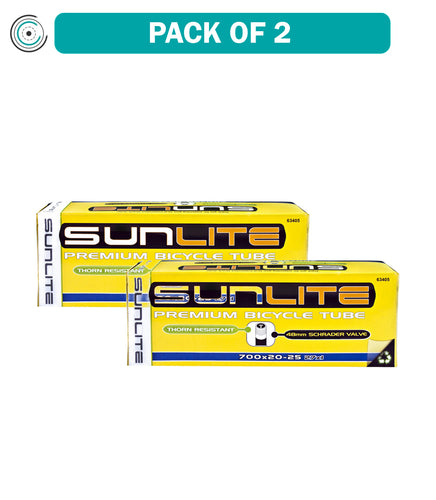 Sunlite-Thorn-Resistant-Schrader-Valve-Tube-TUBE0542PO2-Bicycle-Tubes