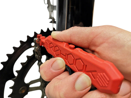 Rehook Chain Tool - Red Lightweight & Attachable, High Grip Adjustable Strap