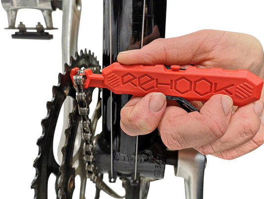 Rehook Chain Tool - Red Lightweight & Attachable, High Grip Adjustable Strap