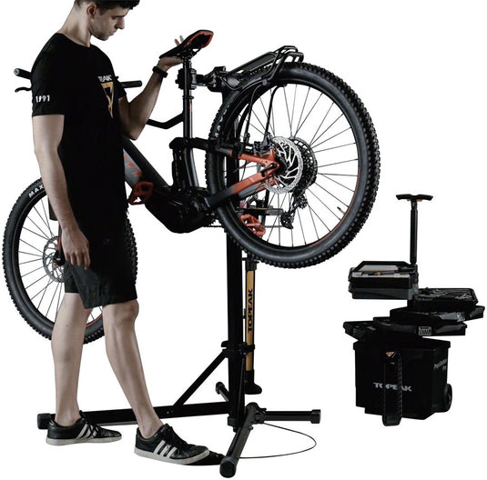 Topeak PrepStand eUP PRO Workstand - Lift Assist, Black