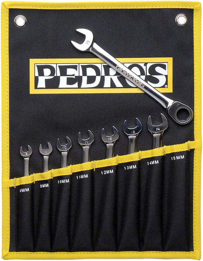 Load image into Gallery viewer, Pedro&#39;s-Ratcheting-Combo-Set-Combination-Wrenches-TL0575
