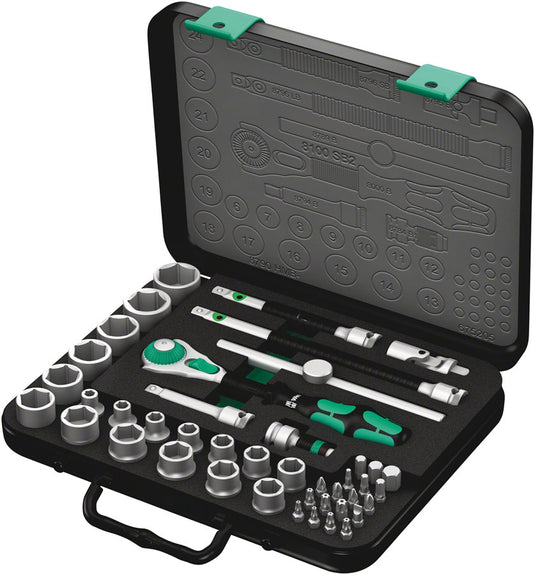 Wera-8100-SB-2-Zyklop-3-8"-Rachet-Set-Tool-Kits-Bicycle-Tool-Kits